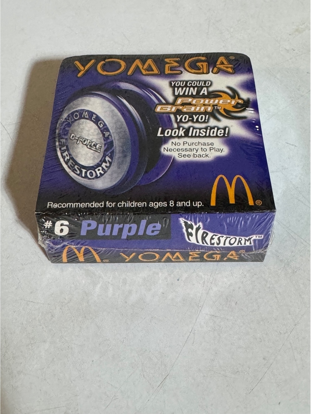 2000 McDonald's Vintage Yomega #6 Purple Firestorm D-Force